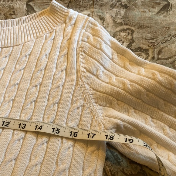 TALBOTS cable knit Top - Picture 3 of 3